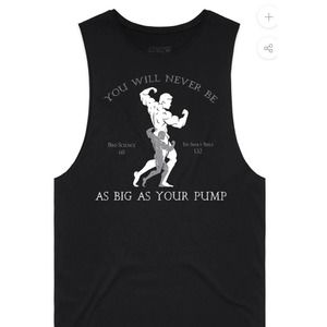 YOU WILL NEVER BE AS BIG AS YOUR PUMP TANK CUT-OFF - BLACK